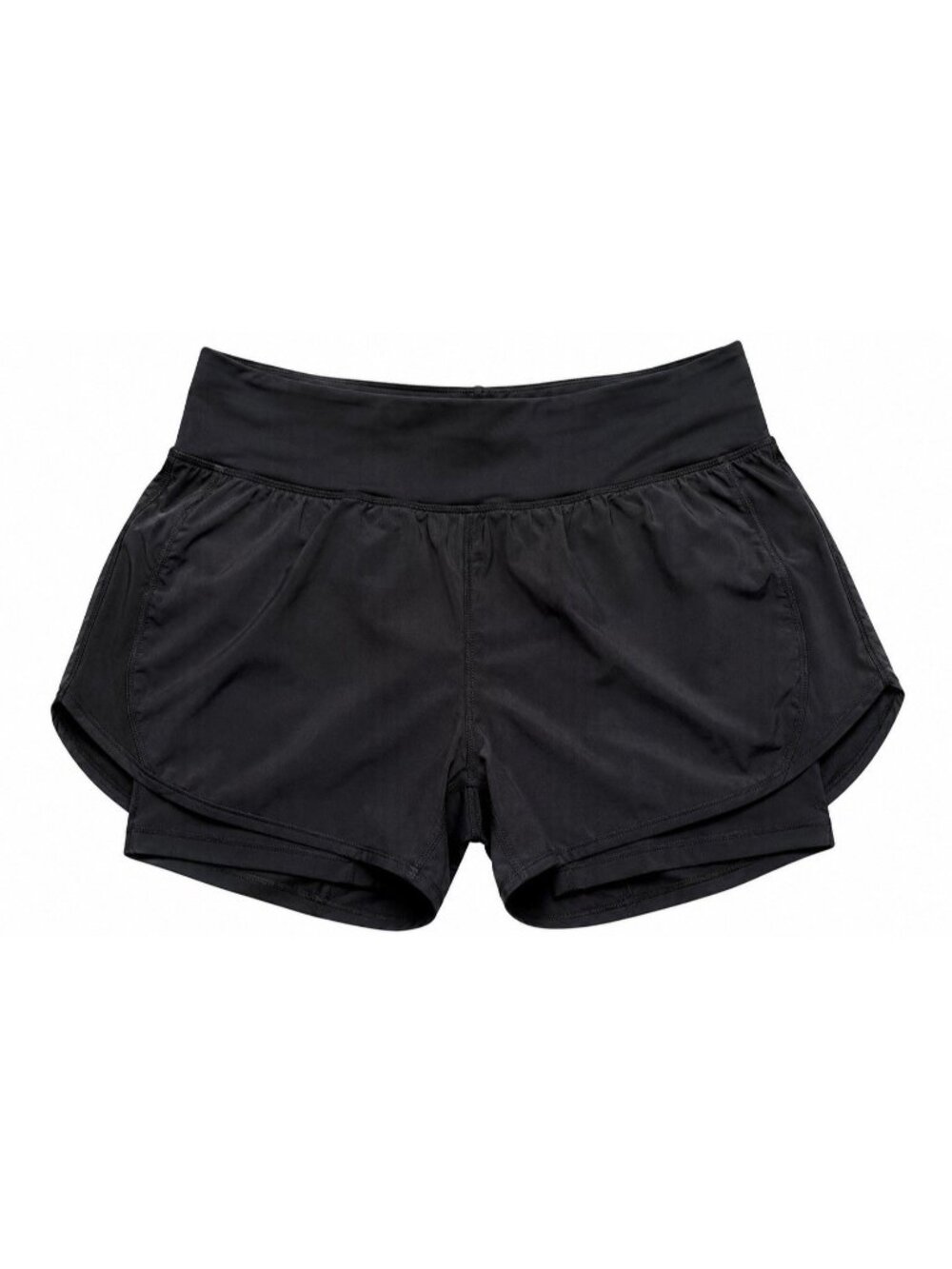 Lululemon Speed Up Low Rise Lined 2.5" Shorts Women Black Size 14
